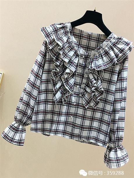 网红年轻款衬衣女